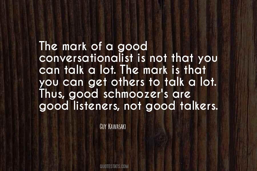 Quotes About Talkers #93357