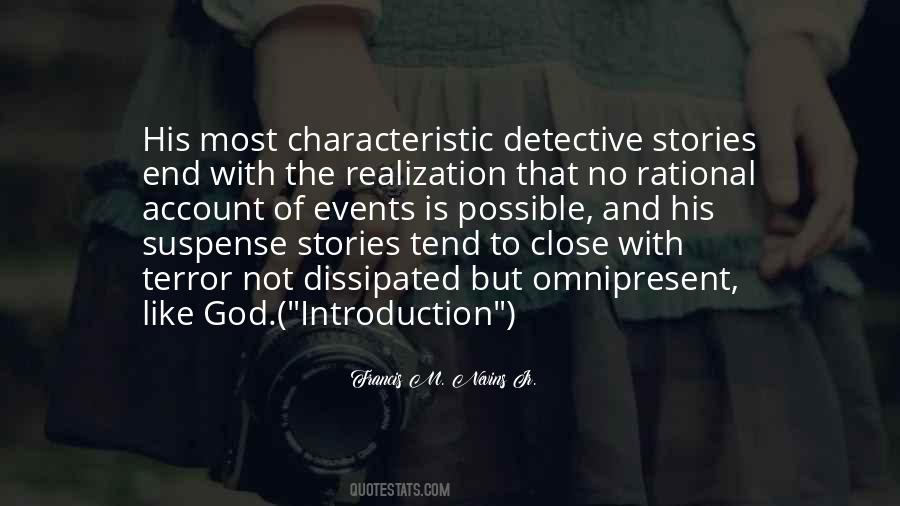 Quotes About Detective Fiction #967827