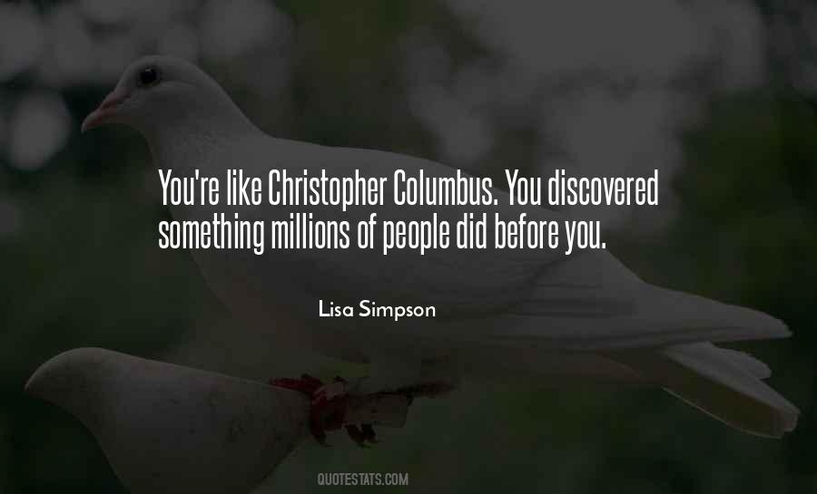 Columbus's Quotes #236849