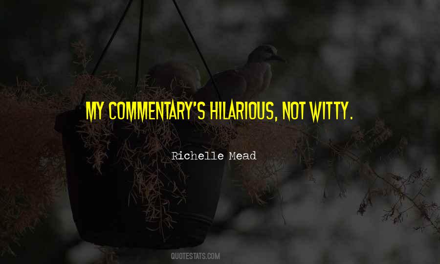 Commentary's Quotes #811080