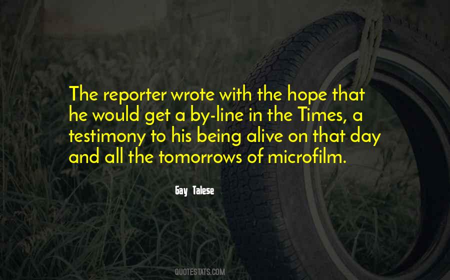 Quotes About Being A Reporter #1134986