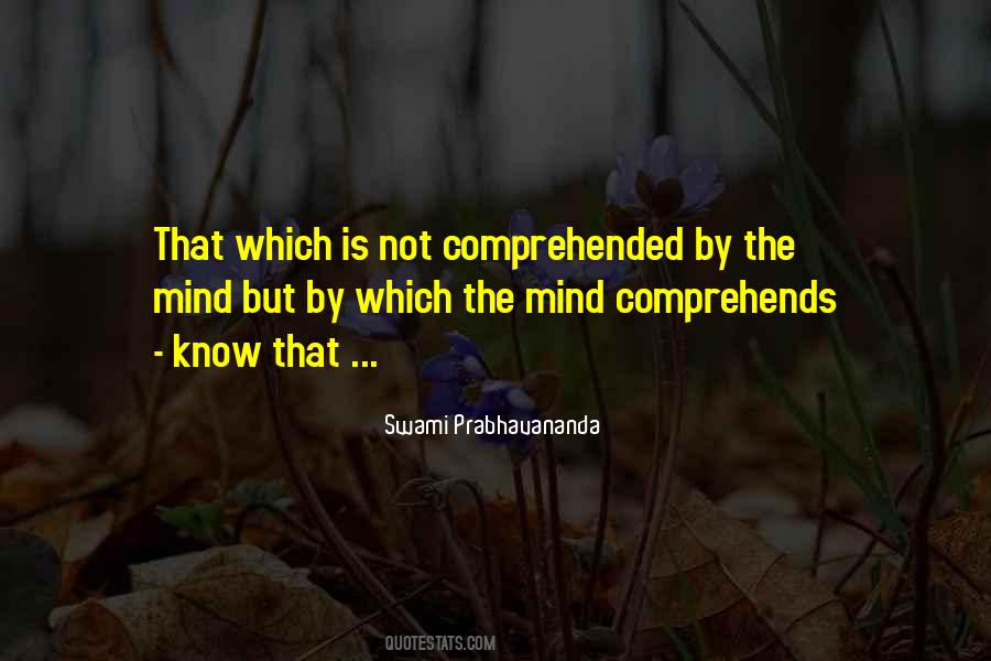 Comprehends Quotes #1017227