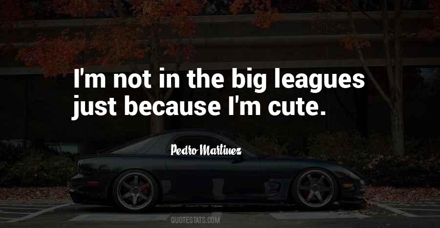 Quotes About The Big Leagues #1173460