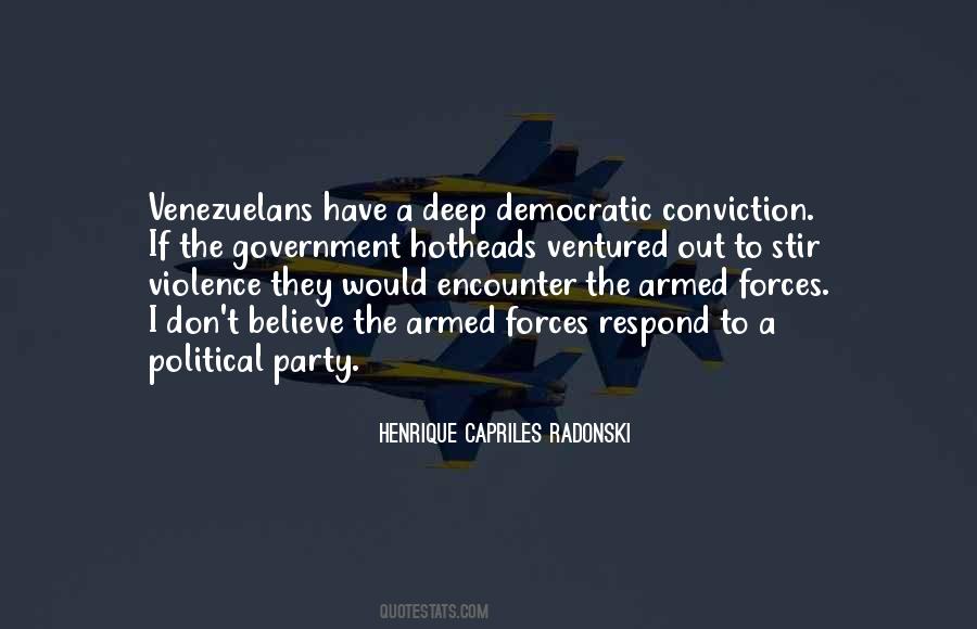 Quotes About Armed Forces #1671535