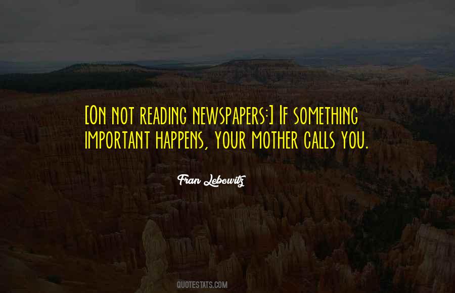 Quotes About Something Important #1099924