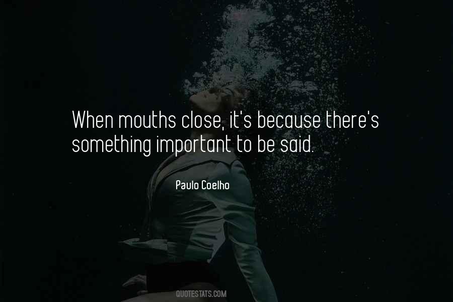 Quotes About Something Important #1705451