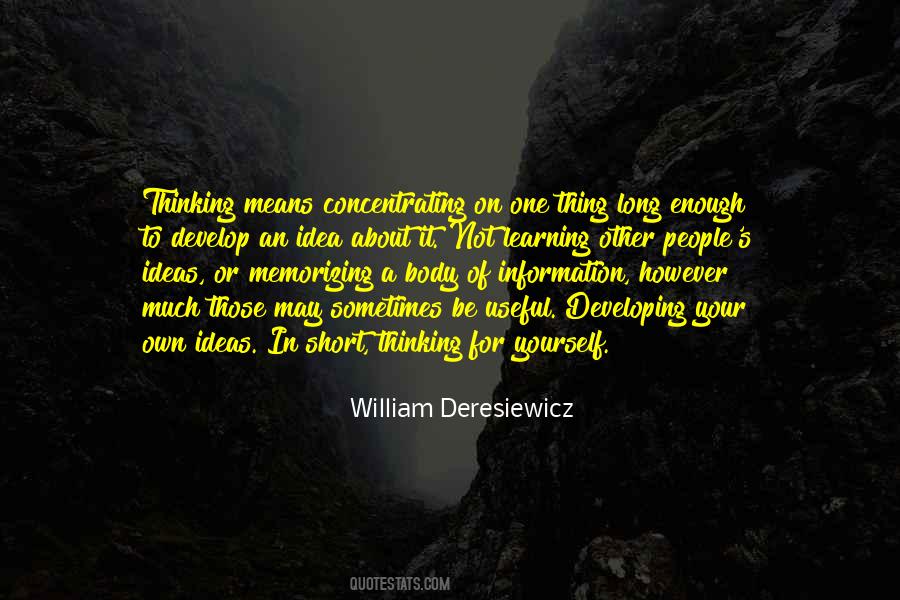 Concentrating Quotes #1212840