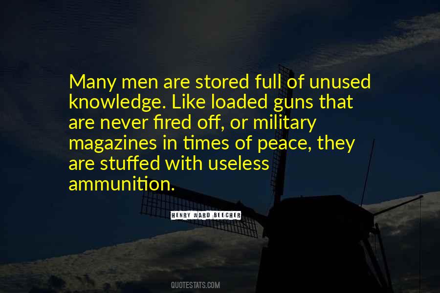 Quotes About Guns And Peace #707016