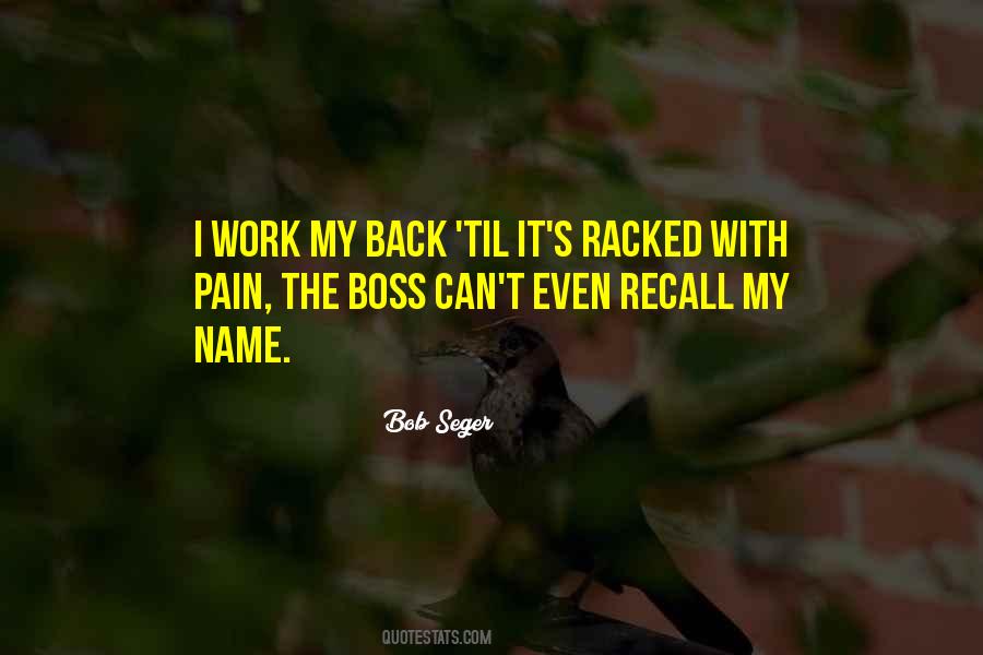 Quotes About The Boss #1127272