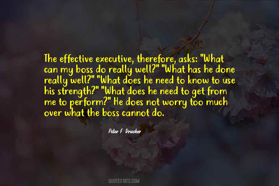 Quotes About The Boss #986418