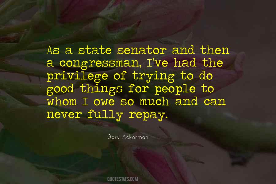 Congressman's Quotes #163518