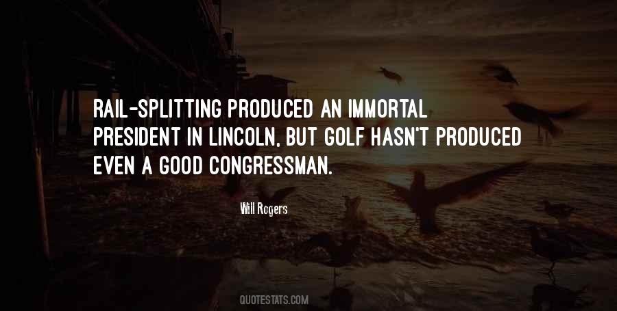 Congressman's Quotes #990491