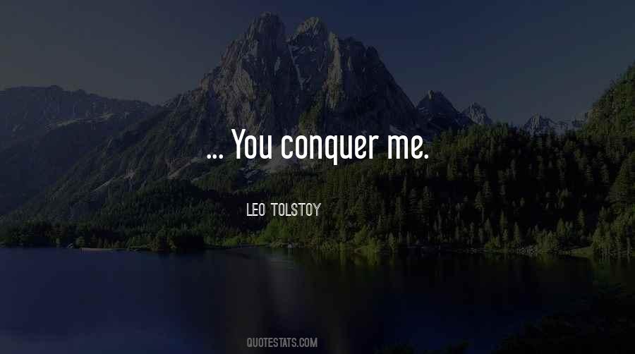 Conquer'd Quotes #105135