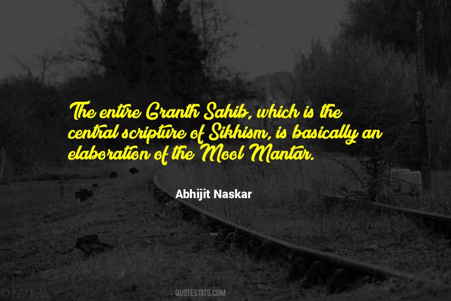 Quotes About Guru Granth Sahib #1800198