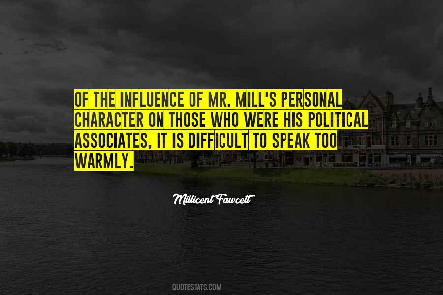 Quotes About Personal Influence #368356