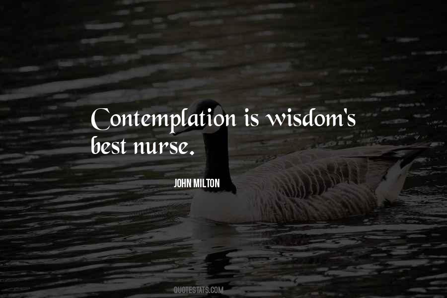 Contemplation's Quotes #221930