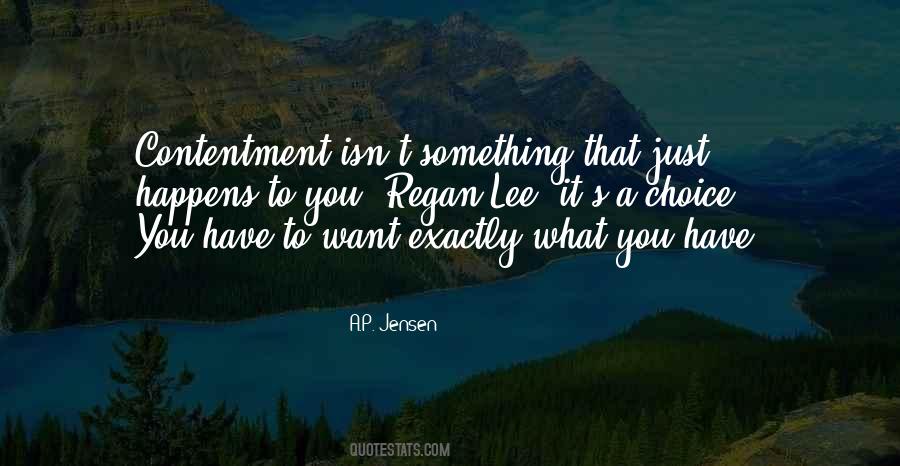 Contentment's Quotes #1257946 Contentment's Quotes #1257946