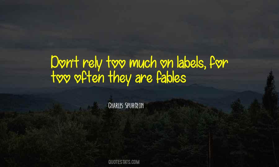 Quotes About Fables #986645