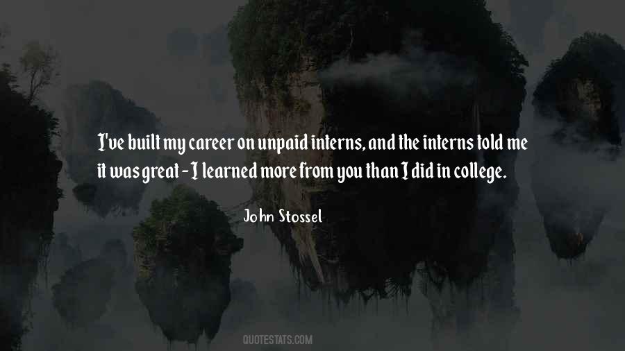 Quotes About College And Career #1384703