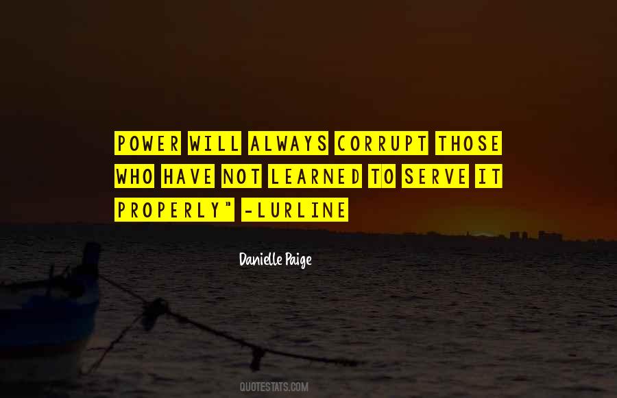 Quotes About Corrupt Power #1643390