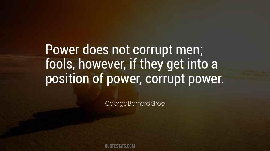 Quotes About Corrupt Power #375643