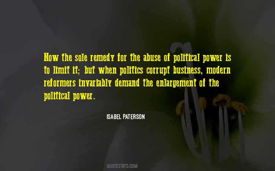 Quotes About Corrupt Power #710534