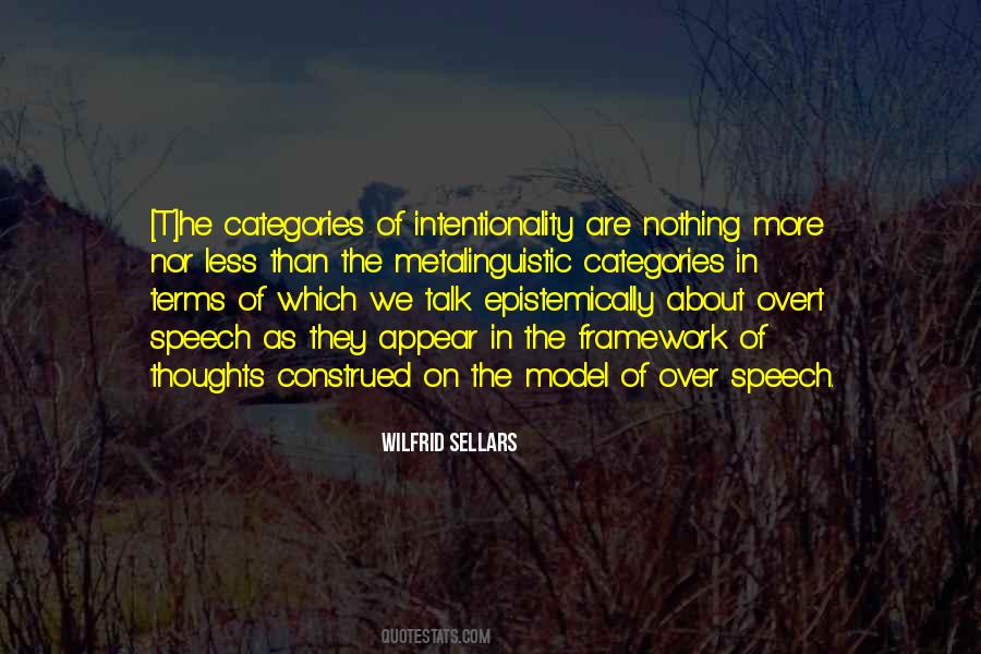 Quotes About Intentionality #1312793