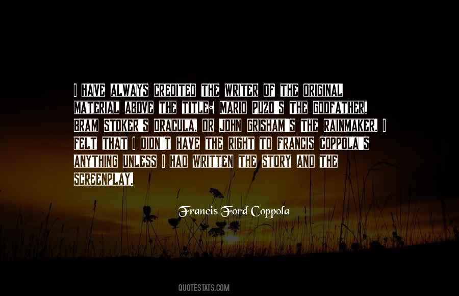 Coppola's Quotes #295648