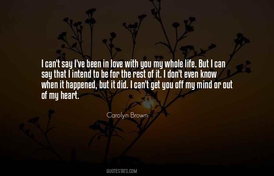 Quotes About In Love With You #1091345