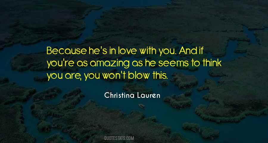 Quotes About In Love With You #1240106