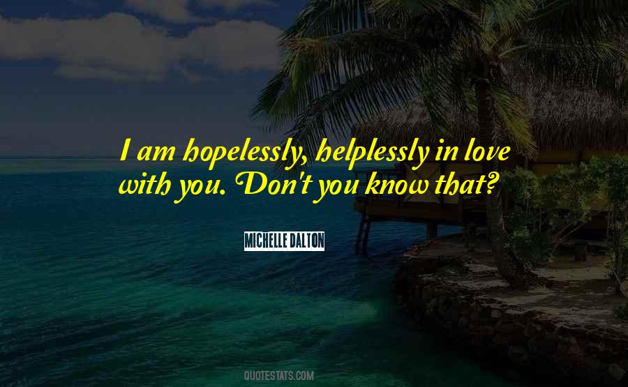 Quotes About In Love With You #1387094