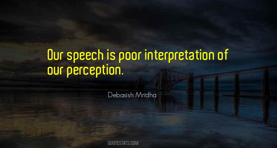 Quotes About Interpretation #1162894