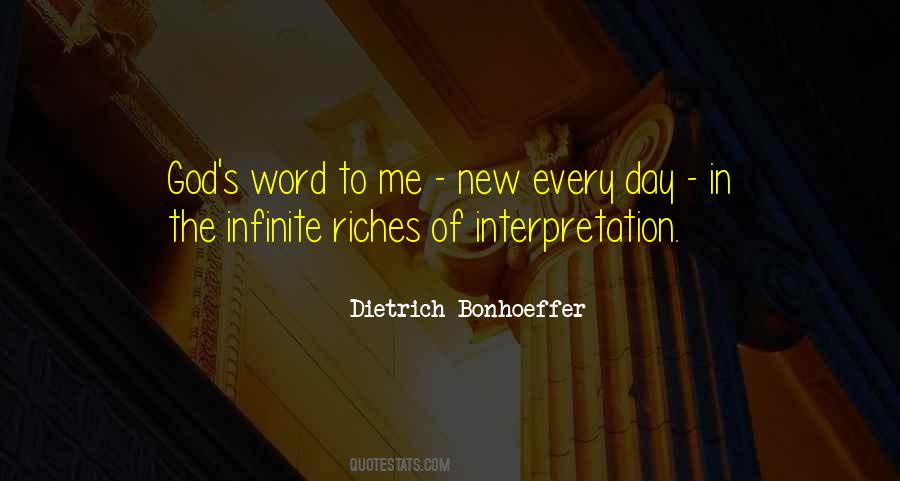 Quotes About Interpretation #1239286