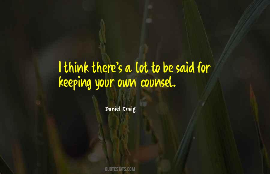 Counsel's Quotes #824662