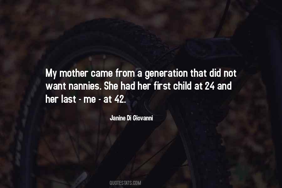 Quotes About First Child #1455735