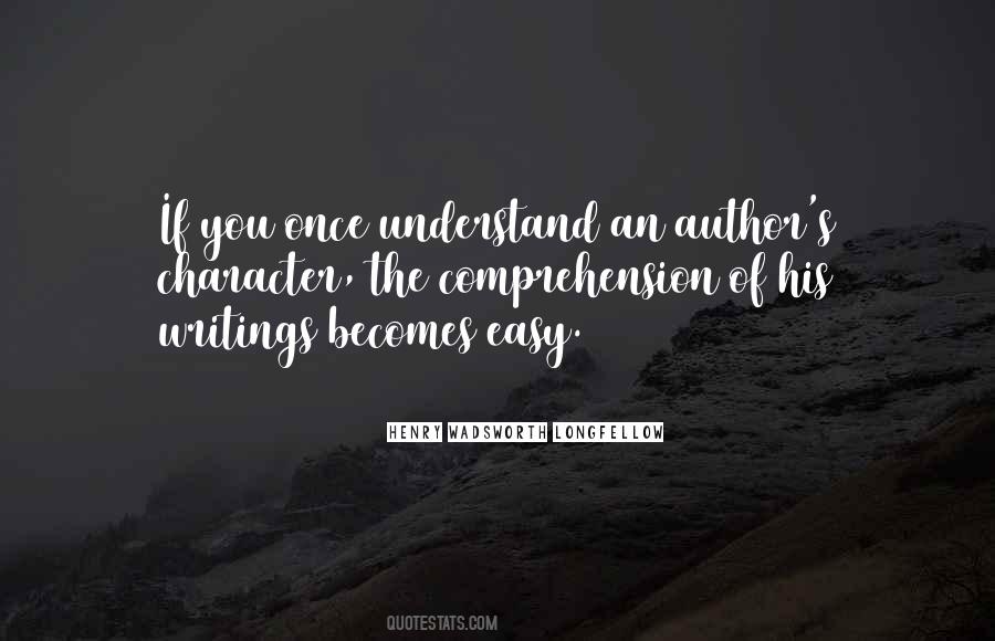 Quotes About Comprehension #210550 Quotes About Comprehension #210550