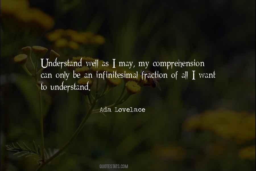 Quotes About Comprehension #231574