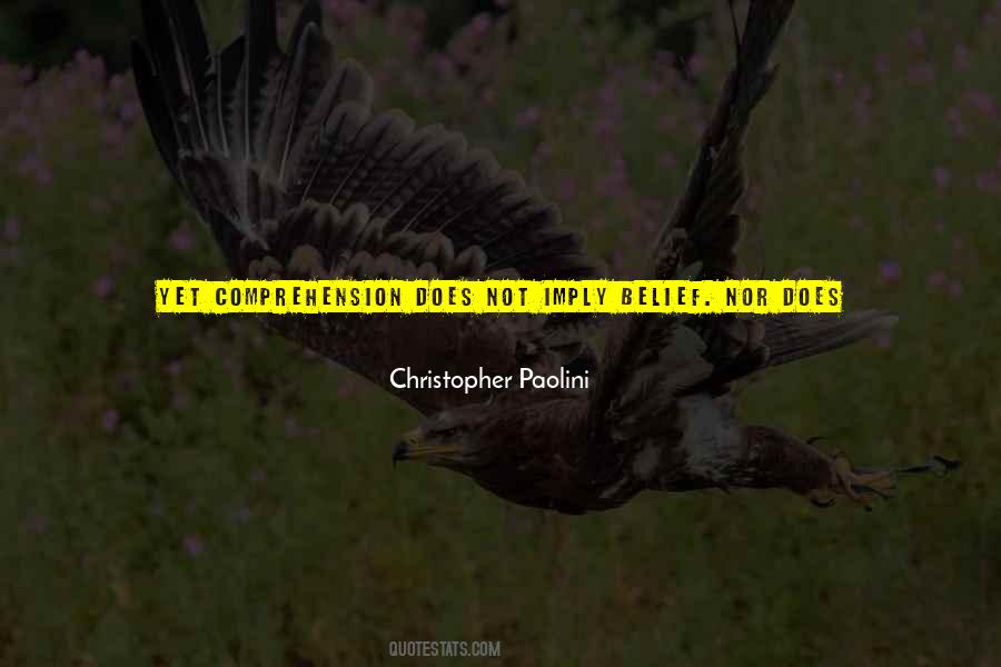 Quotes About Comprehension #334375