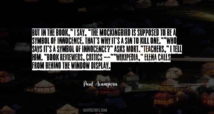 Quotes About Innocence In To Kill A Mockingbird #1526598