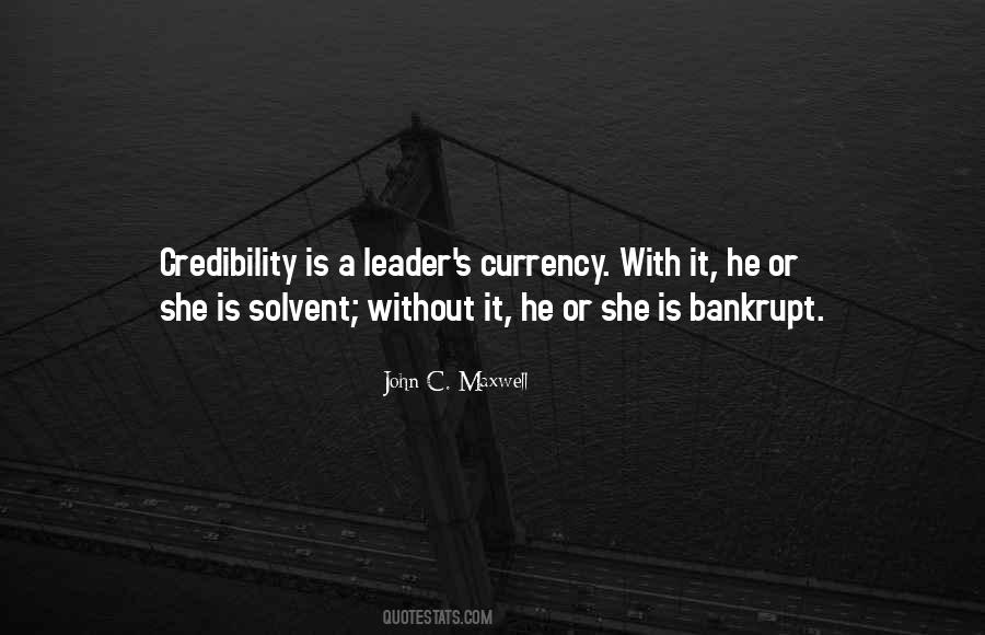 Credibility's Quotes #1682387