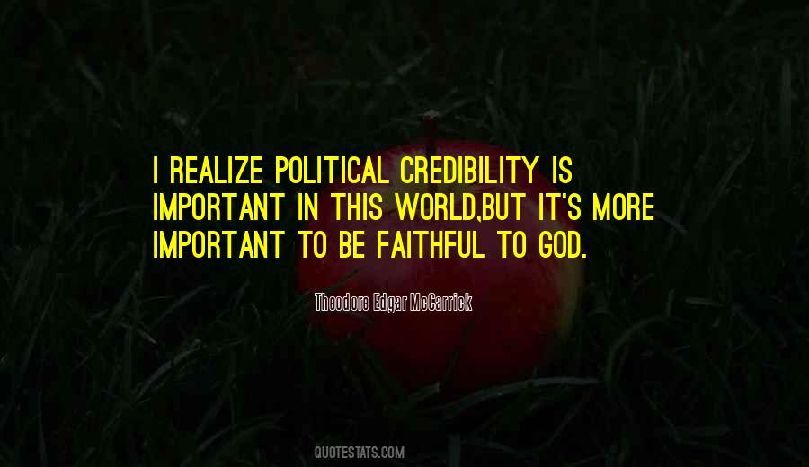 Credibility's Quotes #1715902