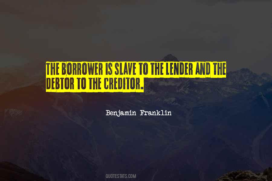 Creditor Quotes #934723