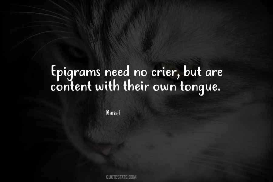 Crier Quotes #1535780