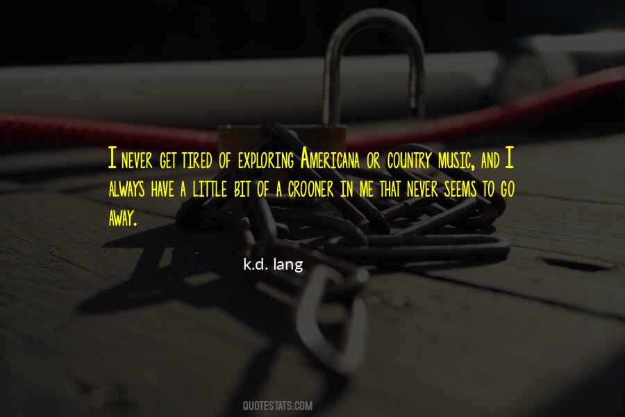 Crooner Quotes #968159