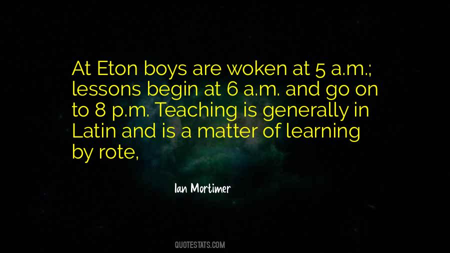 Quotes About Eton #1007610