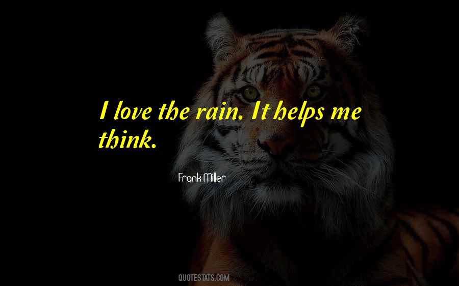 Quotes About I Love Rain #496035