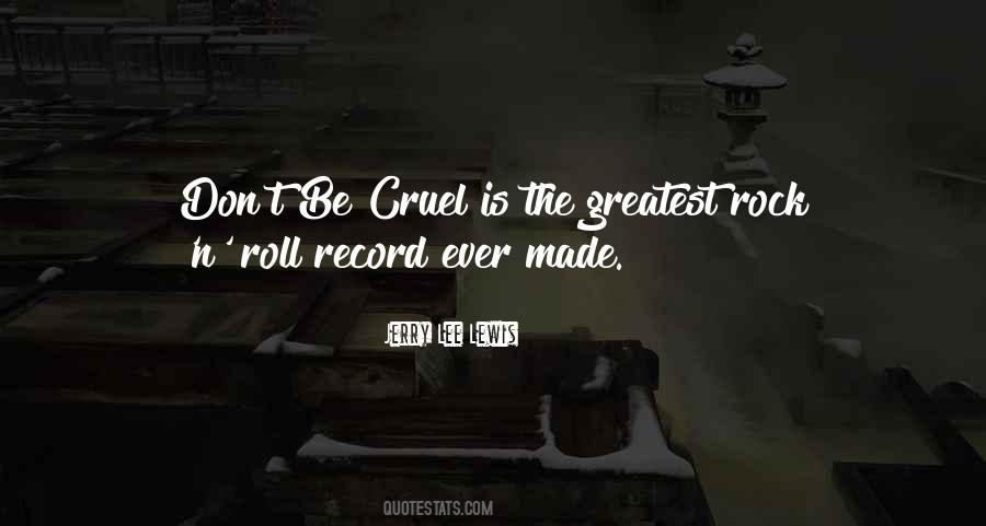 Cruel'n'crookit Quotes #510704