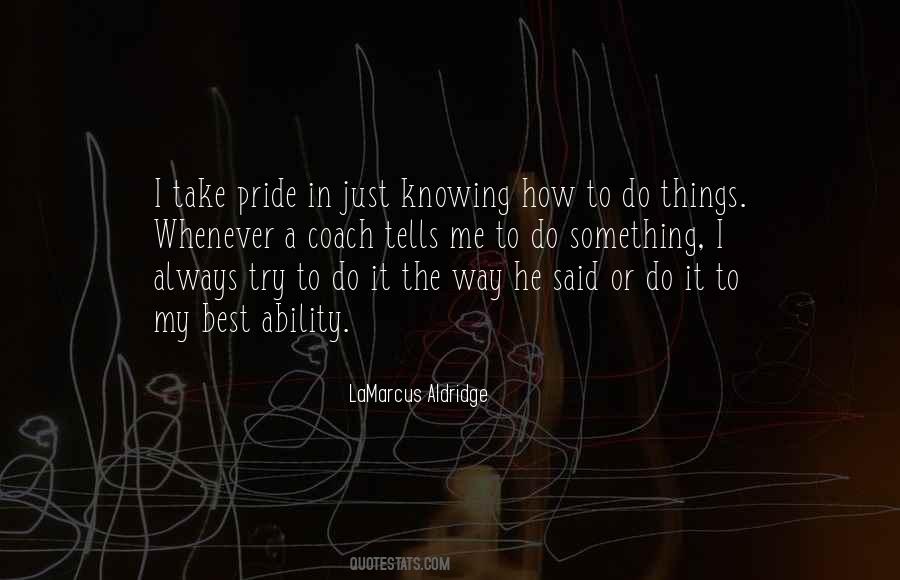 Quotes About Pride #1823843