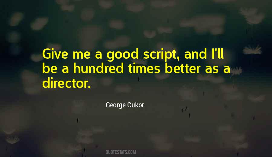 Cukor's Quotes #426696