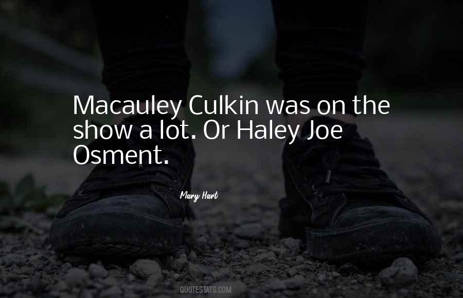 Culkin Quotes #406445